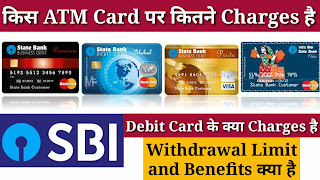 SBI ATM Debit Card Charges And Limit